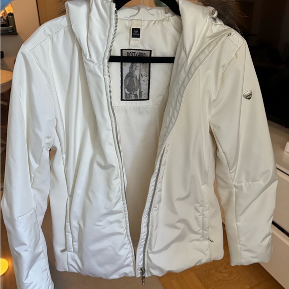 Postcard Down Coat with Real Fur Hood size USA 10 - Picture 2 of 4